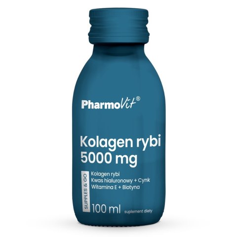 Pharmovit Kolagen rybi 5000mg Supples & Go suplement diety w płynie 100ml Pharmovit Kolagen rybi 5000mg Supples & Go suplement diety w płynie 100ml