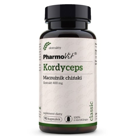 Pharmovit Kordyceps 400mg suplement diety 90 kapsułek Pharmovit Kordyceps 400mg suplement diety 90 kapsułek