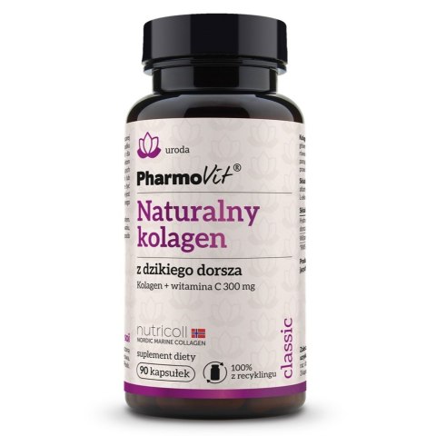 Pharmovit Naturalny kolagen z dzikiego dorsza suplement diety 90 kapsułek Pharmovit Naturalny kolagen z dzikiego dorsza suplement diety 90 kapsułek