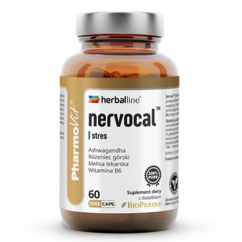 Pharmovit Nervocal stres suplement diety 60 kapsułek Pharmovit Nervocal stres suplement diety 60 kapsułek