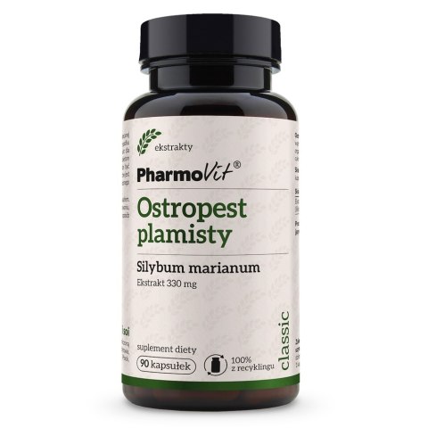 Pharmovit Ostropest plamisty suplement diety 90 kapsułek Pharmovit Ostropest plamisty suplement diety 90 kapsułek