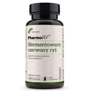 Pharmovit Sfermentowany czerwony ryż suplement diety 120 kapsułek