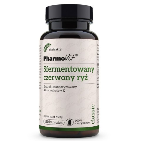 Pharmovit Sfermentowany czerwony ryż suplement diety 120 kapsułek