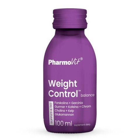 Pharmovit Weight Control Balance suplement diety w płynie 100ml Pharmovit Weight Control Balance suplement diety w płynie 100ml