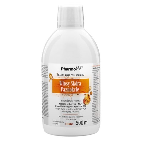 Pharmovit Włosy - Skóra - Paznokcie suplement diety w płynie 500ml Pharmovit Włosy - Skóra - Paznokcie suplement diety w płynie 500ml