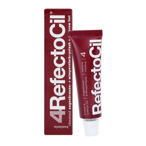 Refectocil Eyelash And Eyebrow Tint henna do brwi i rzęs 4 Chestnut 15ml Refectocil Eyelash And Eyebrow Tint henna do brwi i rzęs 4 Chestnut 15ml