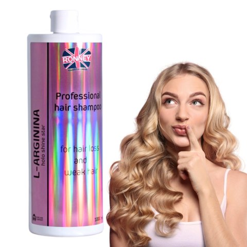 Ronney Holo Shine L-arginina Szampon Regenerujący 1000ml Ronney Holo Shine L-arginina Szampon Regenerujący 1000ml