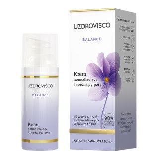 UZDROVISCO Balance krem normalizujący i zwężający pory 50ml