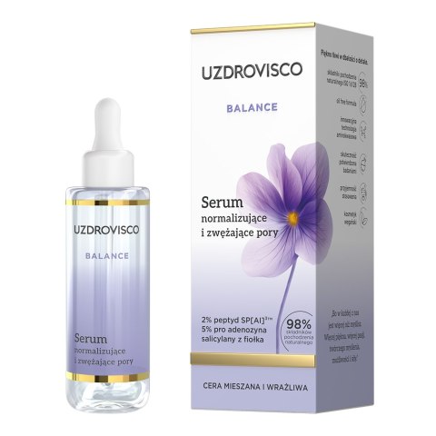 UZDROVISCO Balance serum normalizujące i zwężające pory 30ml UZDROVISCO Balance serum normalizujące i zwężające pory 30ml