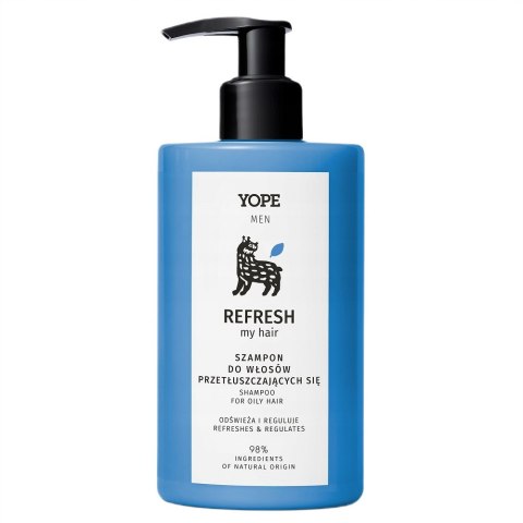 Yope Refresh My Hair szampon do przetłuszczających się włosów 300ml Yope Refresh My Hair szampon do przetłuszczających się włosów 300ml