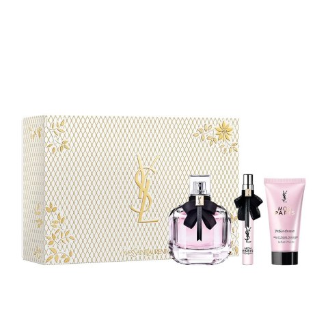 Yves Saint Laurent Mon Paris zestaw woda perfumowana spray 90ml + balsam do ciała 50ml + woda perfumowana spray 10ml Yves Saint Laurent Mon Paris zestaw woda perfumowana spray 90ml + balsam do ciała 50ml + woda perfumowana spray 10ml