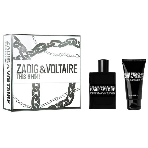 Zadig&Voltaire This Is Him! zestaw woda toaletowa spray 50ml + żel pod prysznic 50ml Zadig&Voltaire This Is Him! zestaw woda toaletowa spray 50ml + żel pod prysznic 50ml