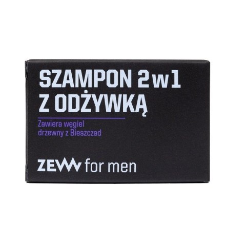 Zew For Men Szampon 2w1 z odżywką z węglem drzewnym z Bieszczad 85ml Zew For Men Szampon 2w1 z odżywką z węglem drzewnym z Bieszczad 85ml