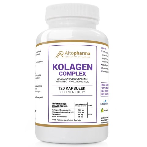 AltoPharma Kolagen Complex suplement diety 120 kapsułek AltoPharma Kolagen Complex suplement diety 120 kapsułek