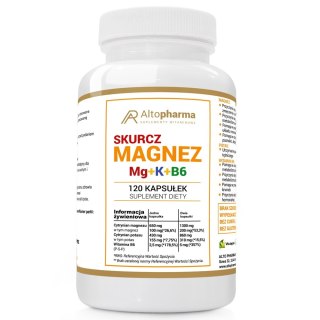 AltoPharma Magnez Skurcz + Potas + Witamina B suplement diety 120 kapsułek