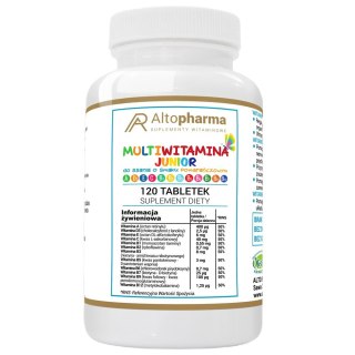 AltoPharma Multiwitamina Junior dla dzieci do ssania suplement diety 120 tabletek