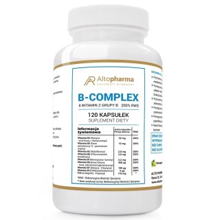 AltoPharma Witamina B Complex 200% RWS suplement diety 120 kapsułek