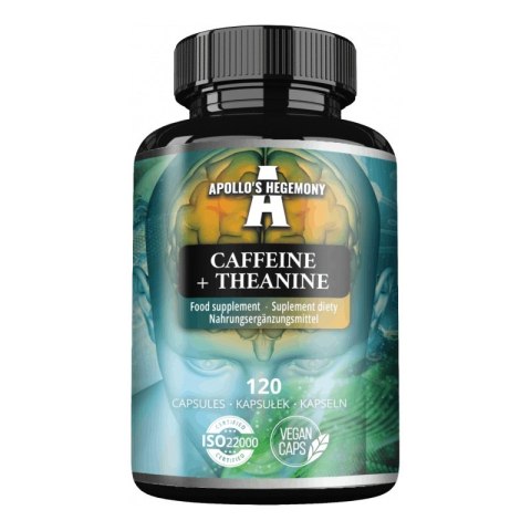 Apollo's Hegemony Caffeine + Theanine suplement diety 120 kapsułek Apollo's Hegemony Caffeine + Theanine suplement diety 120 kapsułek