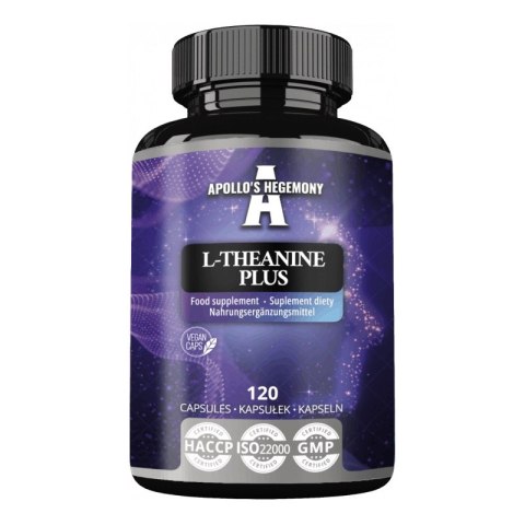 Apollo's Hegemony L-Theanine Plus suplement diety 120 kapsułek Apollo's Hegemony L-Theanine Plus suplement diety 120 kapsułek