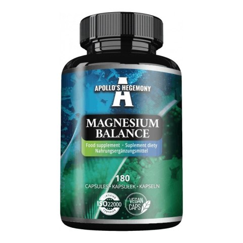 Apollo's Hegemony Magnesium Balance suplement diety 180 kapsułek Apollo's Hegemony Magnesium Balance suplement diety 180 kapsułek
