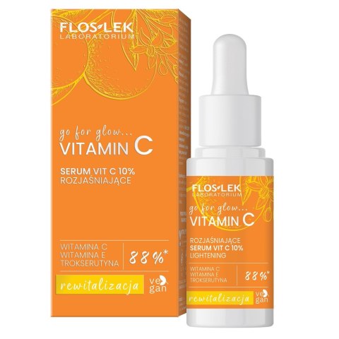 Floslek Go for glow.... VITAMIN C rozjaśniające serum VIT C 10% 30ml