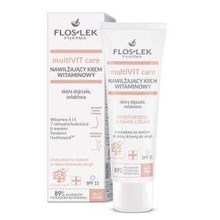 Floslek MultiVIT care nawilżający krem witaminowy SPF15 50ml