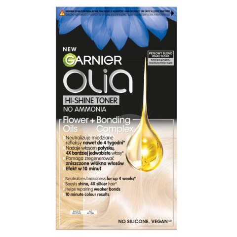 Garnier Olia Hi-Shine Toner koloryzacja tonująca 10.2 Perłowy Blond