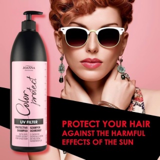 Joanna Professional Filtr UV Szampon ochronny o zapachu wiśni 1000ml