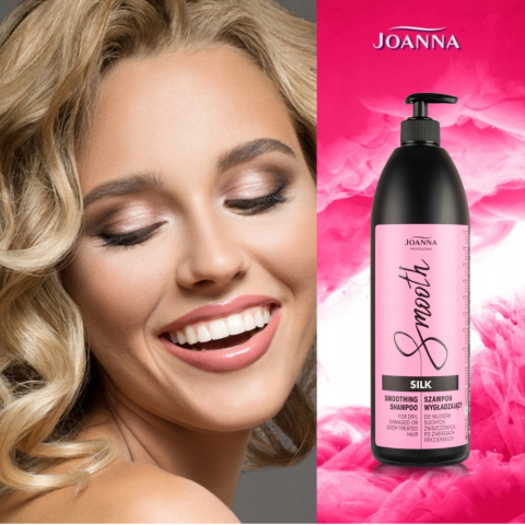 Joanna Professional Silk Szampon wygładzający z jedwabiem 1000ml