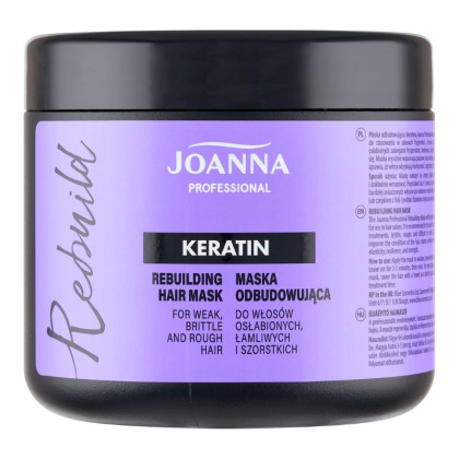 Joanna Professional Keratin Maska odbudowująca z keratyną 500ml