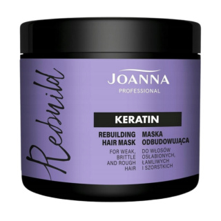 Joanna Professional Keratin Maska odbudowująca z keratyną 500ml