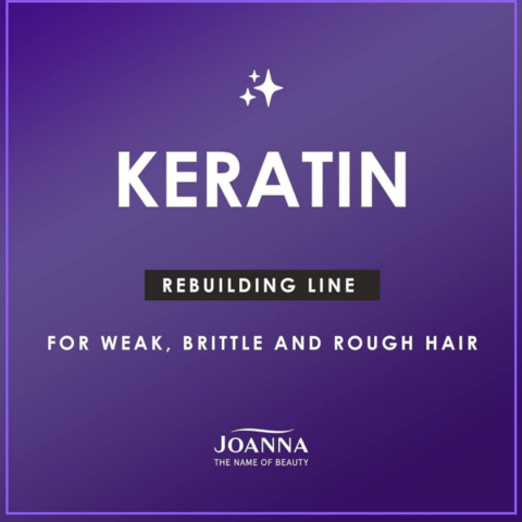Joanna Professional Keratin Maska odbudowująca z keratyną 500ml Joanna Professional Keratin Maska odbudowująca z keratyną 500ml