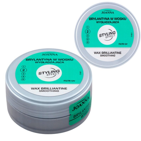 Joanna Styling Effect Brylantyna w wosku wygładzająca z filtrami UV 45g Joanna Styling Effect Brylantyna w wosku wygładzająca z filtrami UV 45g