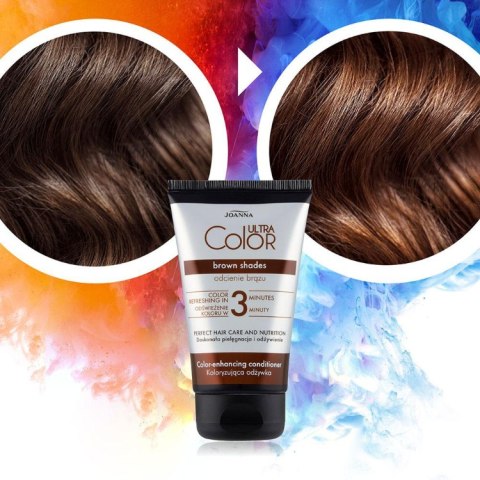 Joanna Ultra Color Odżywka Koloryzująca do Włosów Odcienie Brązu 100g Joanna Ultra Color Odżywka Koloryzująca do Włosów Odcienie Brązu 100g