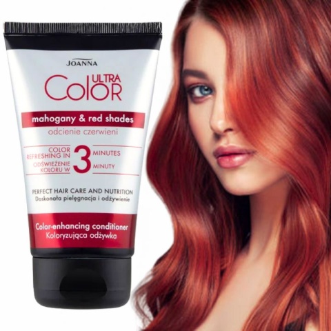 Joanna Ultra Color Odżywka Koloryzująca do Włosów Odcienie Czerwieni 100g Joanna Ultra Color Odżywka Koloryzująca do Włosów Odcienie Czerwieni 100g