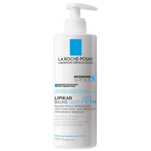 La Roche Posay Lipikar Baume Light AP+M lekki balsam do ciała przeciw swędzeniu i nawracającej suchości 400ml La Roche Posay Lipikar Baume Light AP+M lekki balsam do ciała przeciw swędzeniu i nawracającej suchości 400ml