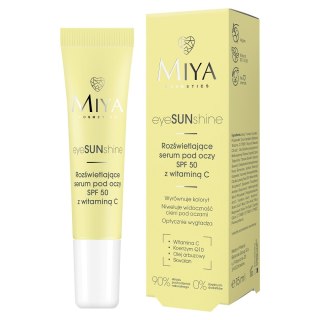 Miya Cosmetics EyeSUNshine rozświetlające serum pod oczy SPF50 15ml