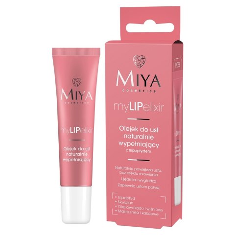 Miya Cosmetics MyLIPelixir olejek do ust naturalnie wypełniający rose 10g Miya Cosmetics MyLIPelixir olejek do ust naturalnie wypełniający rose 10g