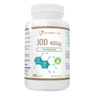 Progress Labs Jod 400mcg suplement diety 180 tabletek