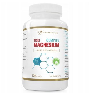 Progress Labs Magnesium Trio Complex suplement diety 120 kapsułek