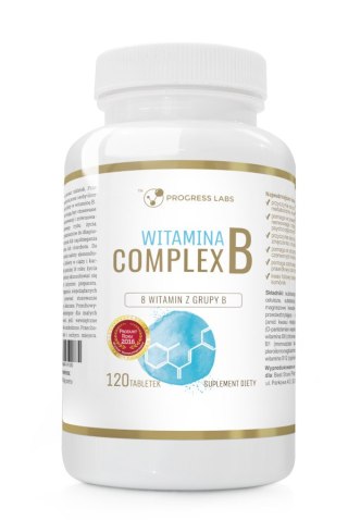 Progress Labs Witamina B Complex suplement diety 120 tabletek