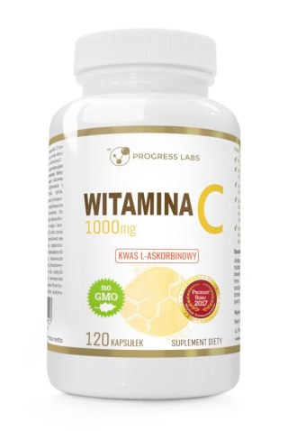 Progress Labs Witamina C 1000mg suplement diety 120 kapsułek