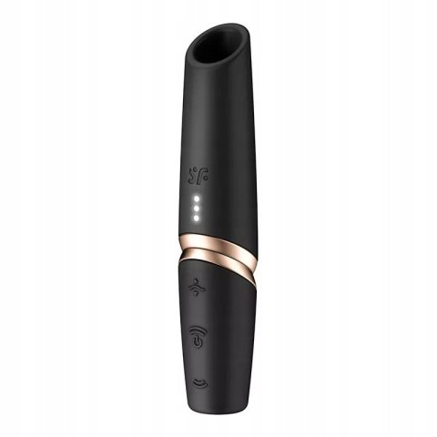 Satisfyer Perfect Kiss bezdotykowy stymulator łechtaczki Black Satisfyer Perfect Kiss bezdotykowy stymulator łechtaczki Black
