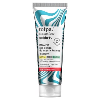 Tołpa Dermo Face Sebio+ power żel-pasta do mycia twarzy 3 kolory 100ml