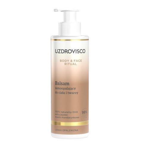 UZDROVISCO Body & Face Ritual balsam samoopalający do ciała i twarzy 200ml UZDROVISCO Body & Face Ritual balsam samoopalający do ciała i twarzy 200ml