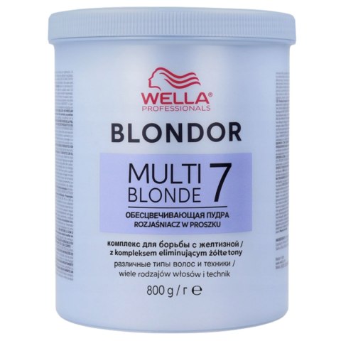 Wella Blondor Multi Blonde 7 Rozjaśniacz do Włosów 800g Wella Blondor Multi Blonde 7 Rozjaśniacz do Włosów 800g