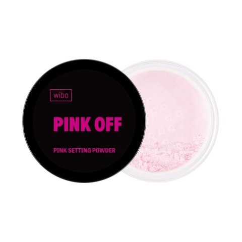 Wibo Pink Off Setting Powder różowy puder utrwalający makijaż 7g Wibo Pink Off Setting Powder różowy puder utrwalający makijaż 7g