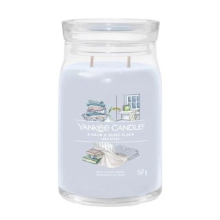 Yankee Candle Duża świeca zapachowa A Calm & Quiet Place 567g