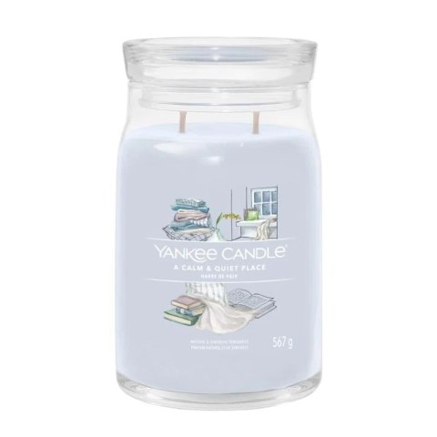 Yankee Candle Duża świeca zapachowa A Calm & Quiet Place 567g