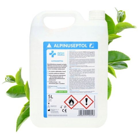 Alpinuseptol Płyn do Dezynfekcji Powierzchni Green Tea 5l Alpinuseptol Płyn do Dezynfekcji Powierzchni Green Tea 5l